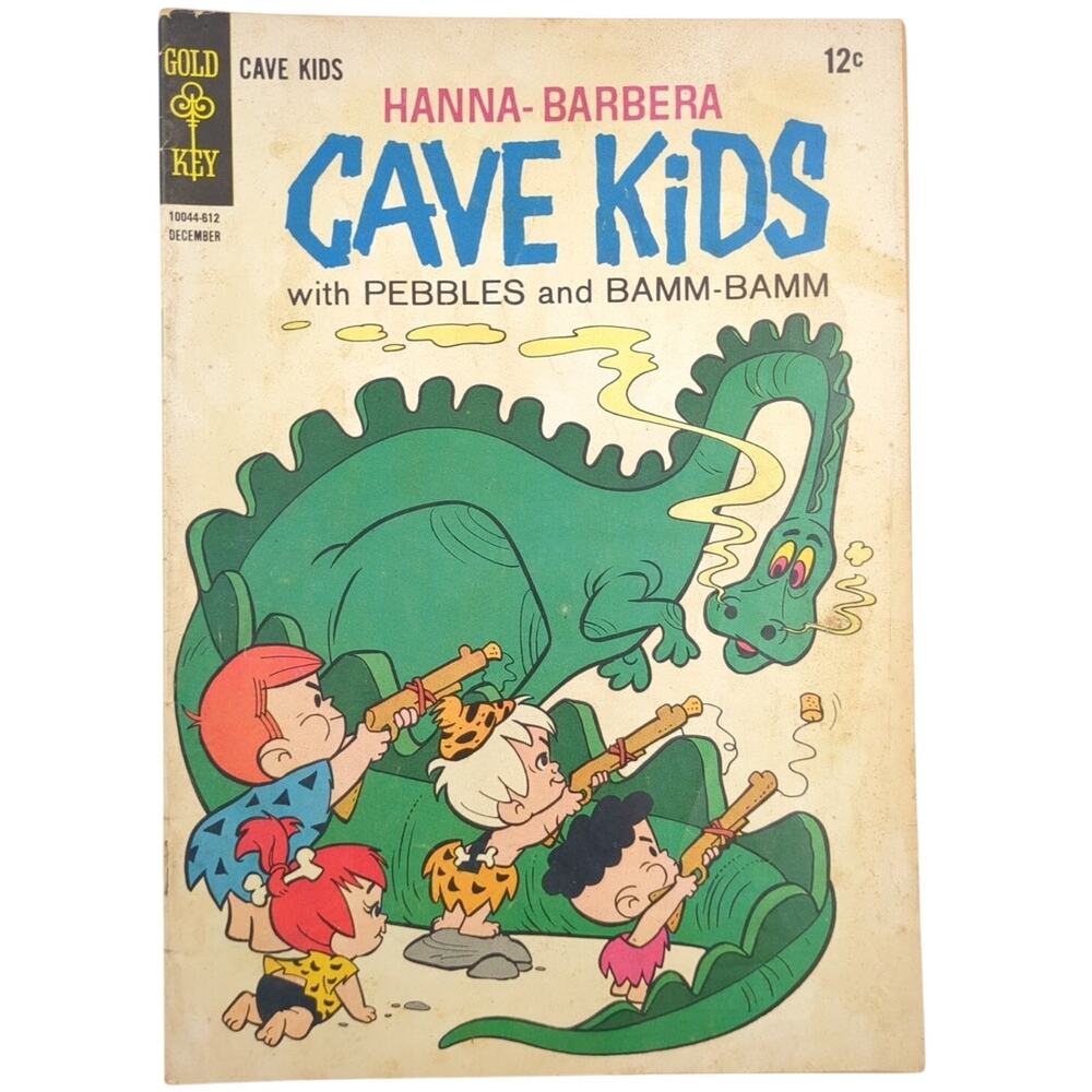 Cave Kids #12 Gold Key Comics Hanna-Barbera Pebbles Bamm-Bamm 1966 VTG